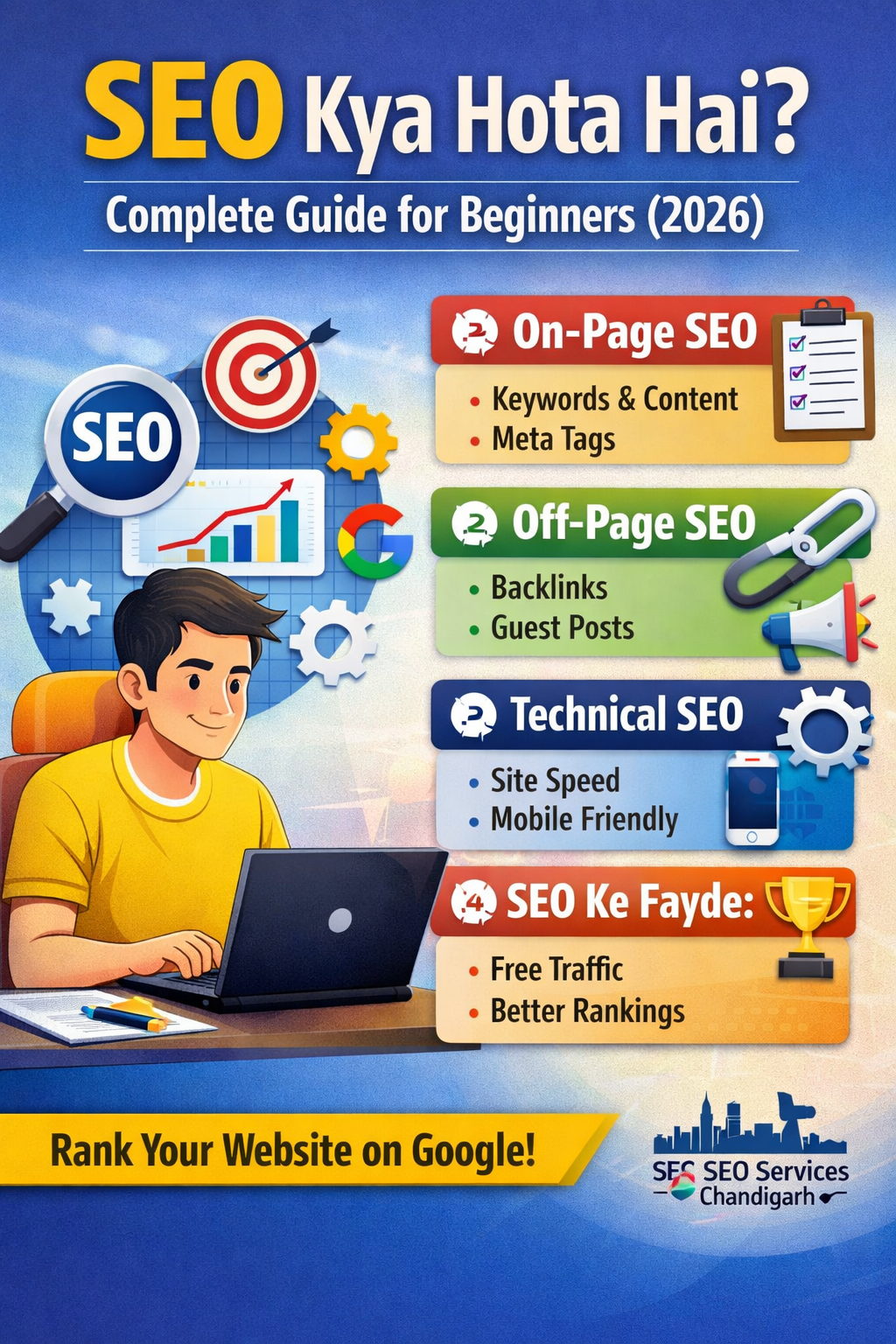 SEO kya hota hai infographic guide for beginners